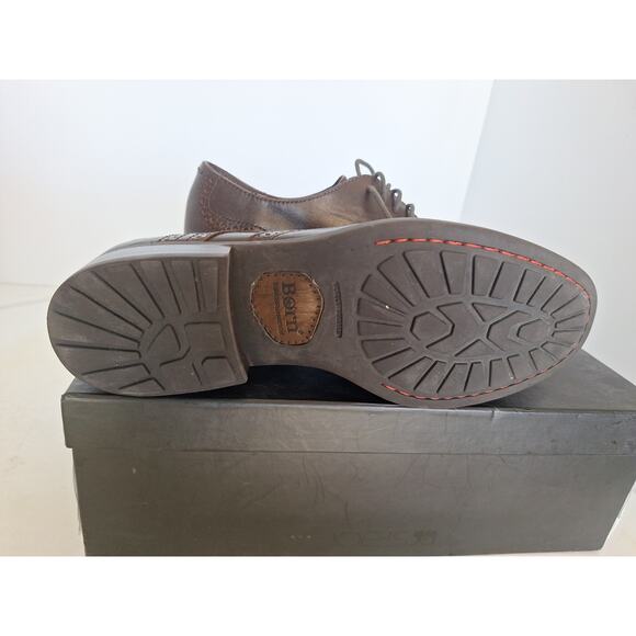 Born Handcrafted Footwear Brown Leather Wingtip Oxford Shoes – Size 8 / 41 - Picture 8 of 9